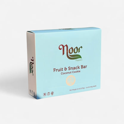 Coconut Cookie Fruit & Nut Noor Bars